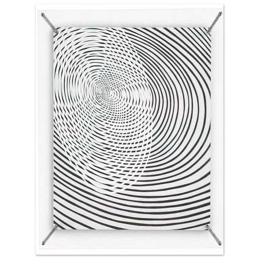 Jesus Rafael Soto - SPIRALES 1967  75x100 cm / 30x40inches Fine Art Poster