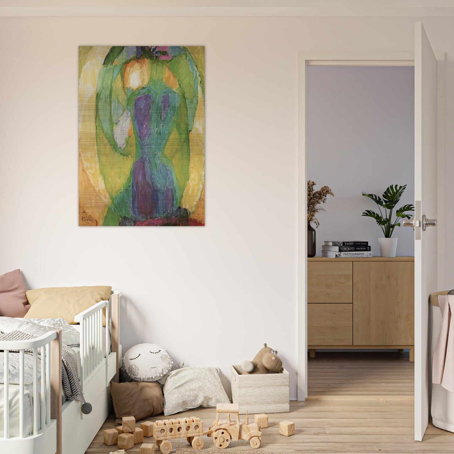 Oval mirror - Frantisek Kupka Brushed Aluminum Print - 70x100 cm / 28x40 inches | Frantisek Kupka Aluminum Print | Frantisek Kupka Prints