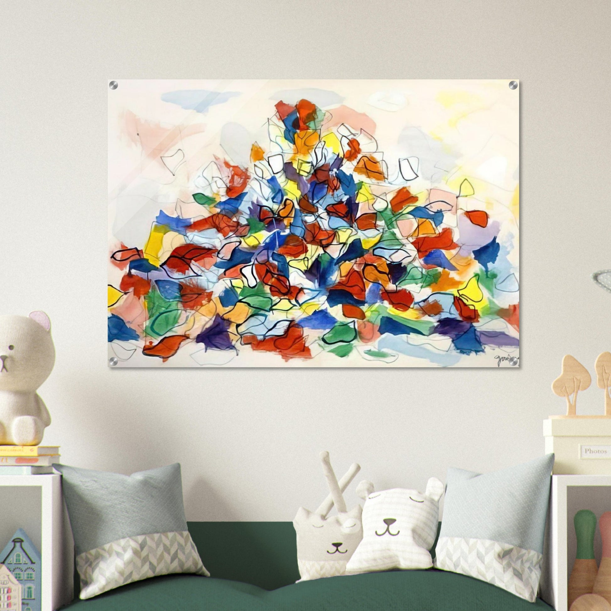 Color Abstraction - 1967 - Robert Goodnough Acrylic Print - 70x100 cm / 28x40″ inches