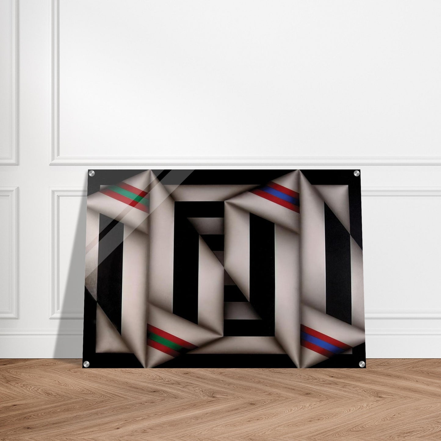 Omelemo II - 1981 - Omar Rayo Acrylic Print - 70x100 cm / 28x40″ inches