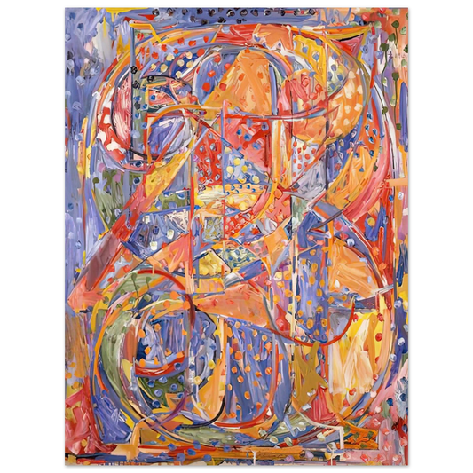 Jasper Johns - 0 THROUGH 9  75x100 cm / 30x40inches Fine Art Poster