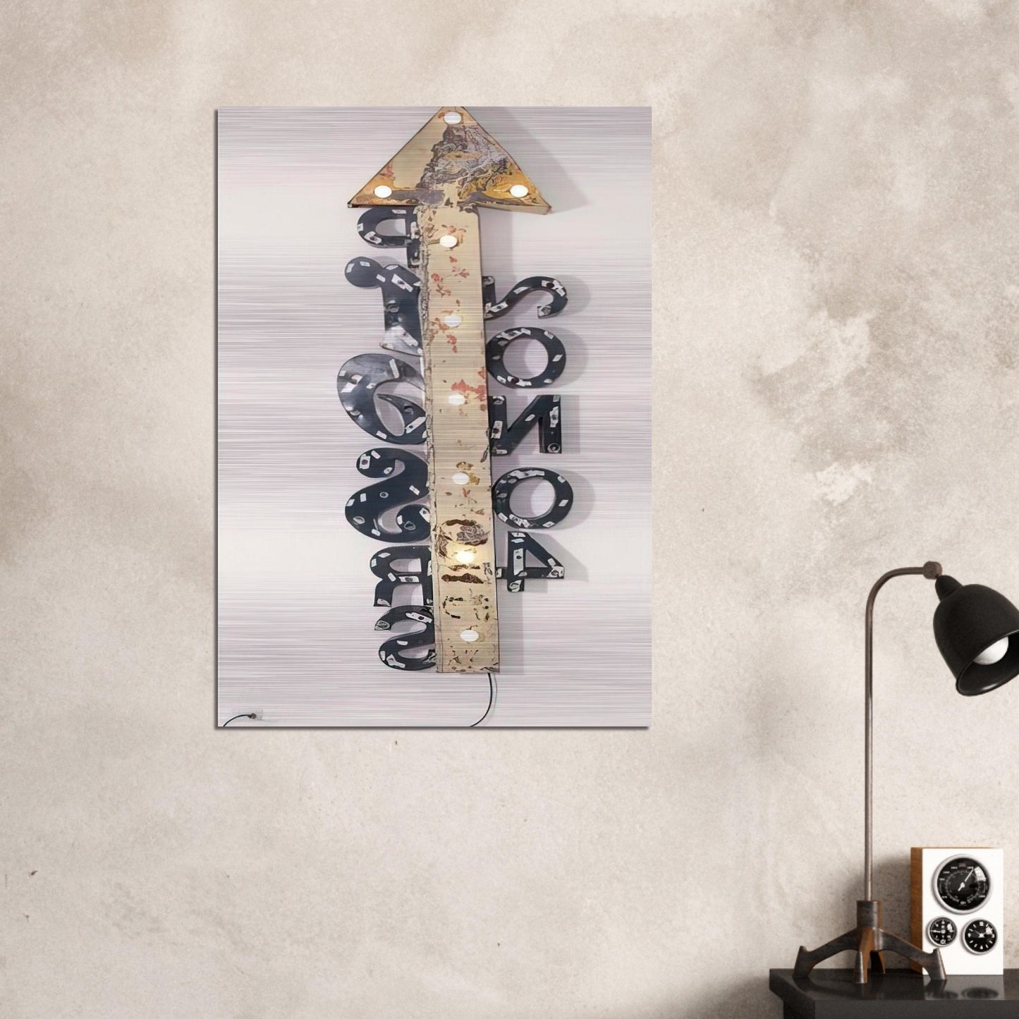 SOARING DRIBBLE GLUT 1992 - Robert Rauschenberg Brushed Aluminum Print - 70x100 cm / 28x40 inches | Robert Rauschenberg Aluminum Print | Robert Rauschenberg Prints