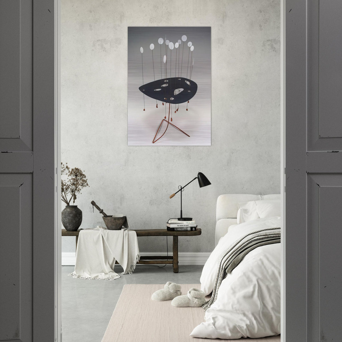 ASPEN 1948 - Alexander Calder Brushed Aluminum Print - 70x100 cm / 28x40 inches | Alexander Calder Aluminum Print | Alexander Calder Prints