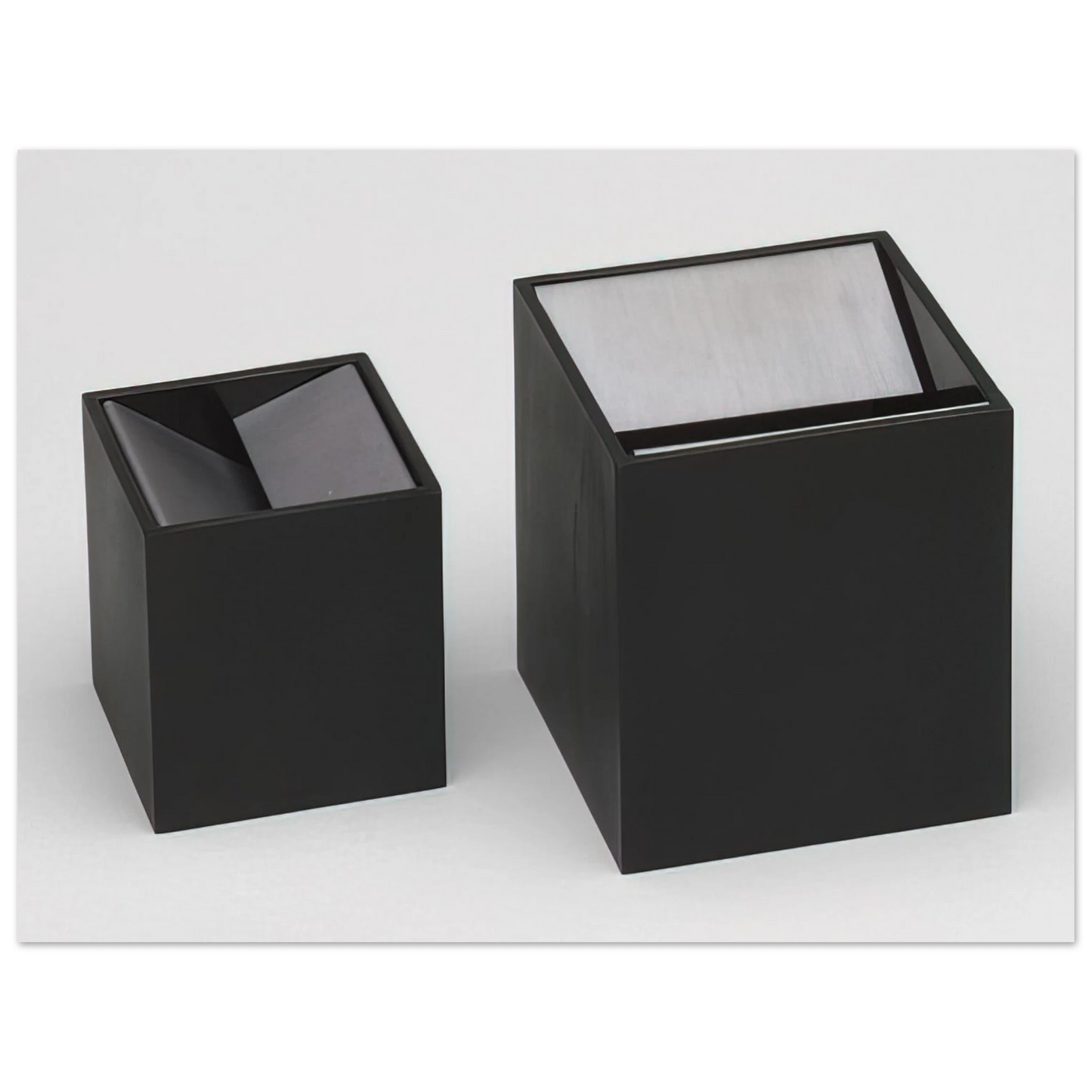 Bruno Munari - Cubo Ashtray design - 1957  75x100 cm / 30x40inches Fine Art Poster