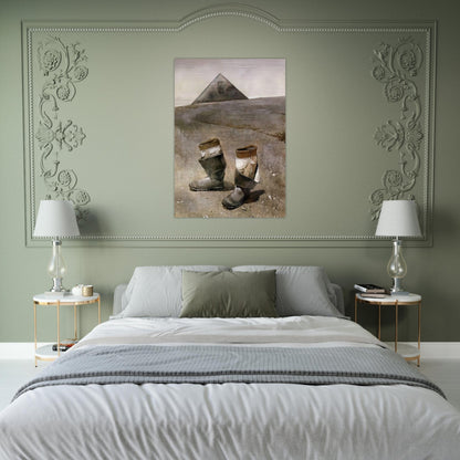 SEA BOOTS - Andrew Wyeth Brushed Aluminum Print - 70x100 cm / 28x40 inches | Andrew Wyeth Aluminum Print | Andrew Wyeth Prints