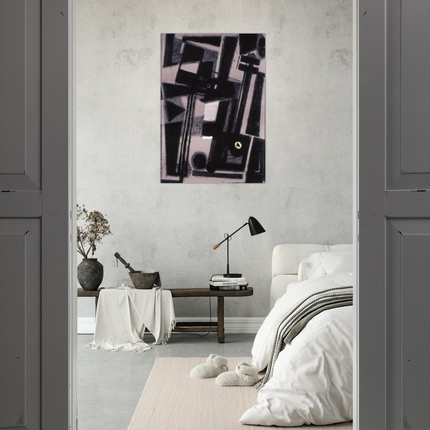 COMPOSITION - Enrico Prampolini Brushed Aluminum Print - 70x100 cm / 28x40 inches | Enrico Prampolini Aluminum Print | Enrico Prampolini Prints
