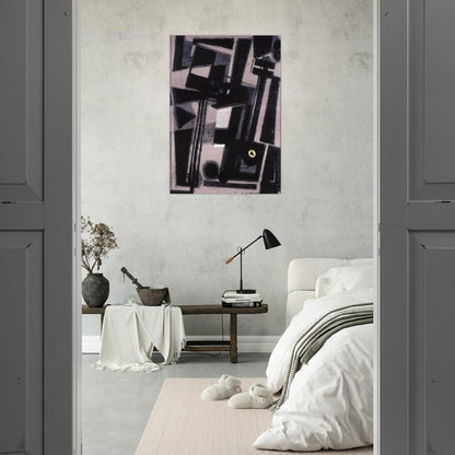 COMPOSITION - Enrico Prampolini Brushed Aluminum Print - 70x100 cm / 28x40 inches | Enrico Prampolini Aluminum Print | Enrico Prampolini Prints