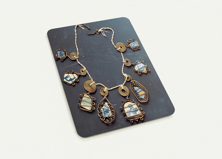 NECKLACE 1930 0 By Alexander Calder Pack of 10 Post Cards | Alexander Calder Post Cards | A6 (10.5 x 14.8 cm) - 4.1 x 5.8 inches