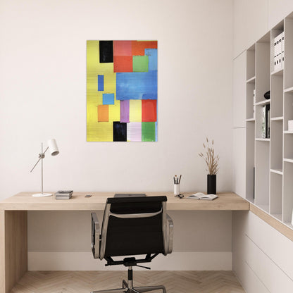 Pastorale - Hans Hofmann Brushed Aluminum Print - 70x100 cm / 28x40 inches | Hans Hofmann Aluminum Print | Hans Hofmann Prints