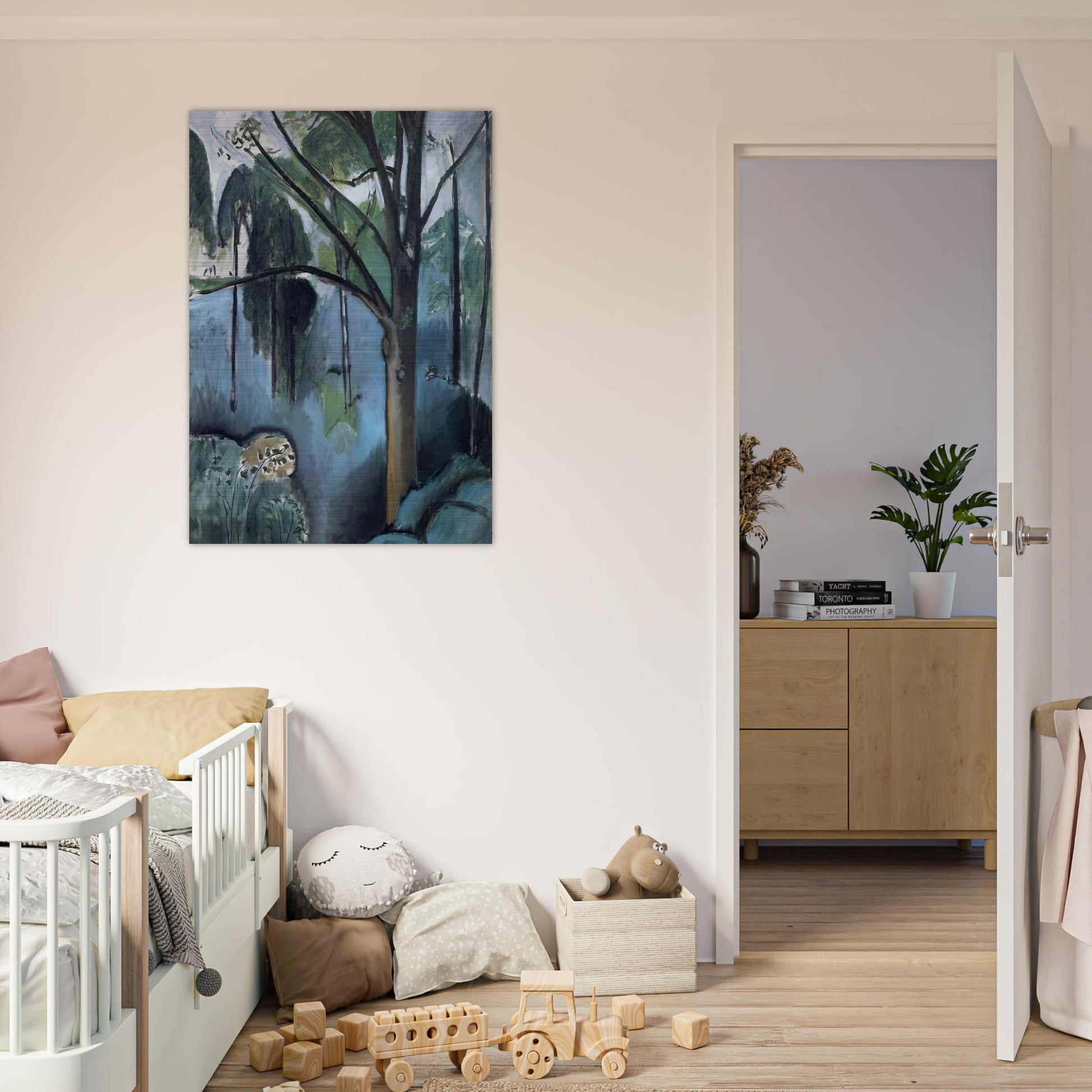 TRIVAUX POND 1917 - Henri Matisse Brushed Aluminum Print - 70x100 cm / 28x40 inches | Henri Matisse Aluminum Print | Henri Matisse Prints