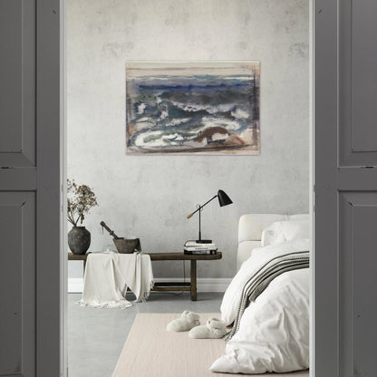 The Sea - 1923 - John Marin Brushed Aluminum Print - 70x100 cm / 28x40 inches | John Marin Aluminum Print | John Marin Prints