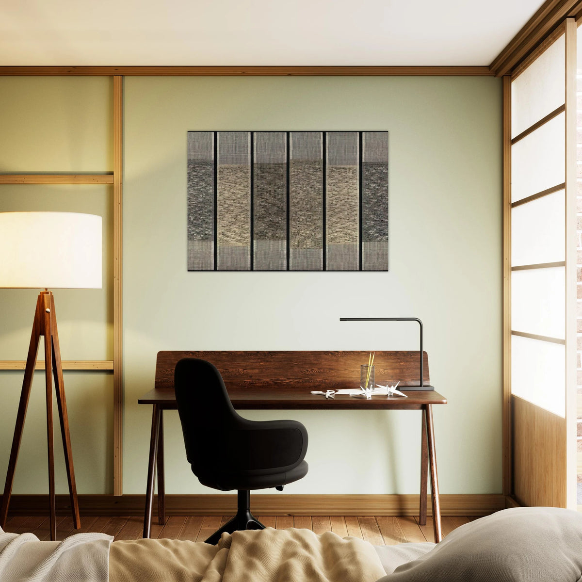 SIX PRAYERS 1965 - Anni Albers Brushed Aluminum Print - 70x100 cm / 28x40 inches | Anni Albers Aluminum Print | Anni Albers Prints