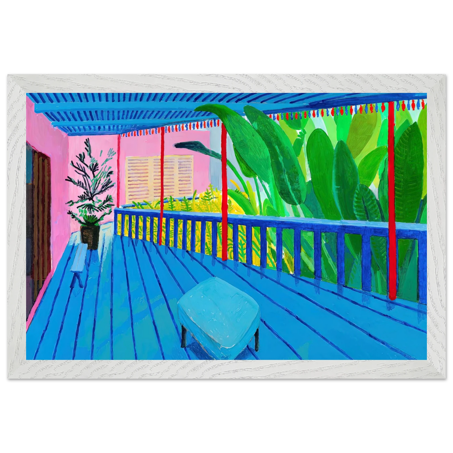 David Hockney - David Hockney Wall art - A0 (84.1 x 118.9  cm) - Fine Art Poster-canvas - -