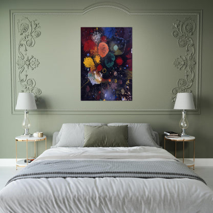 Flowers No. 5 - 1975 - Gebre Kristos Desta Brushed Aluminum Print - 70x100 cm / 28x40 inches | Gebre Kristos Desta Aluminum Print | Gebre Kristos Desta Prints