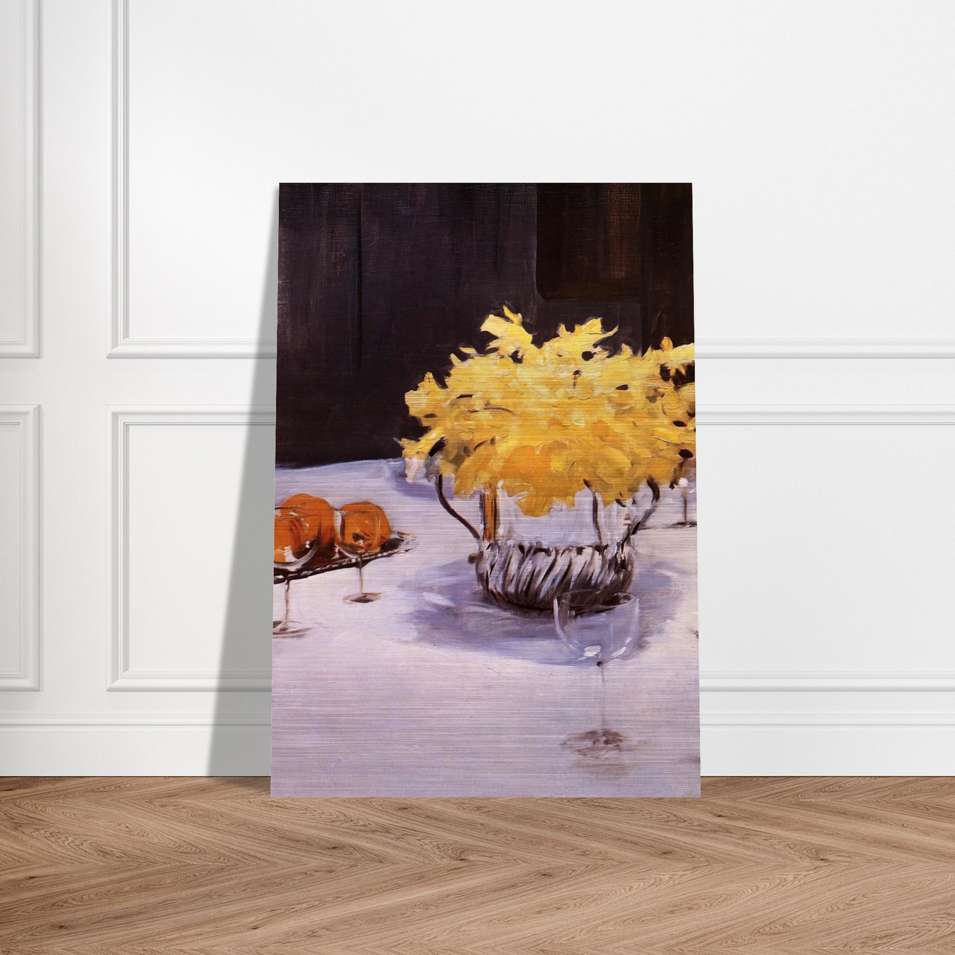 Still Life with Daffodils - John Singer Sargent Brushed Aluminum Print - 70x100 cm / 28x40 inches | John Singer Sargent Aluminum Print | John Singer Sargent Prints
