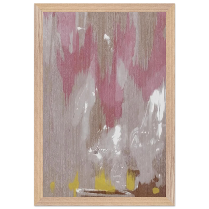 Helen Frankenthaler - Tales of Genji IV - 1998 Wall art - A1 (59.4 x 84.1  cm) - Premium Wooden Framed Poster With Fine Art Paper - White frame