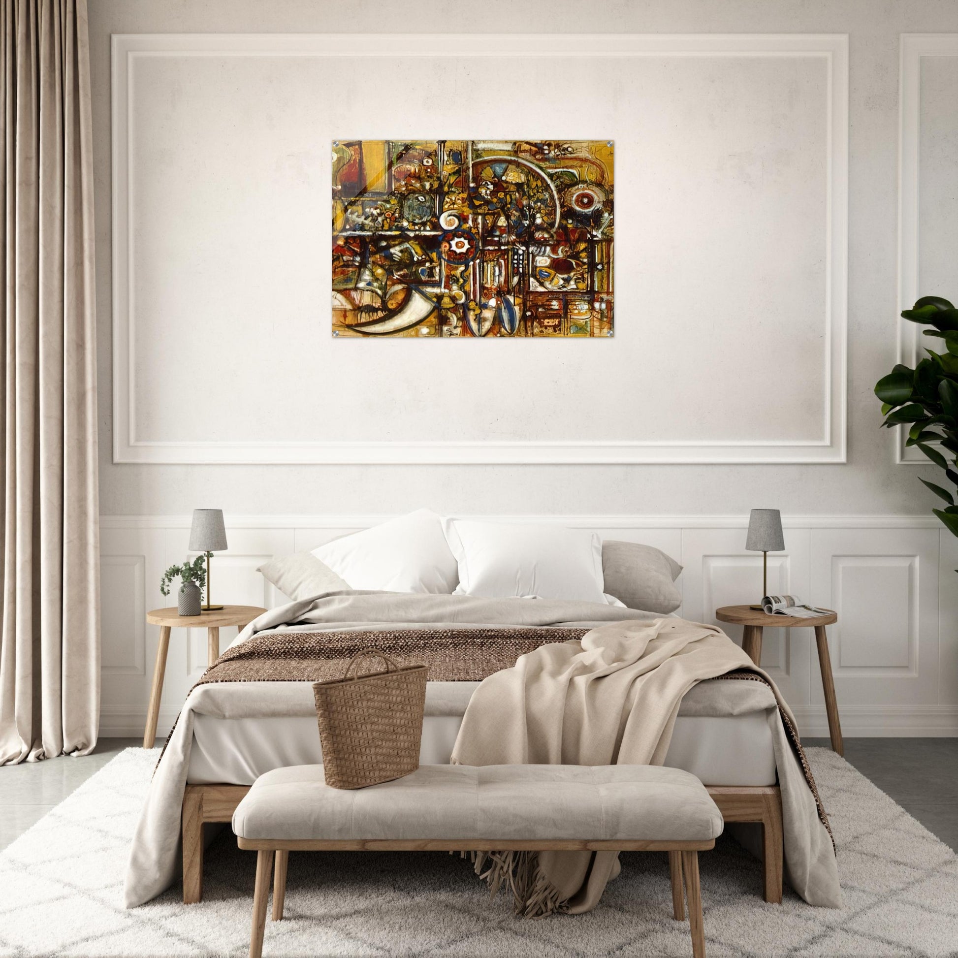 Opaque Harmony - Richard Pousette-Dart Acrylic Print - 70x100 cm / 28x40″ inches