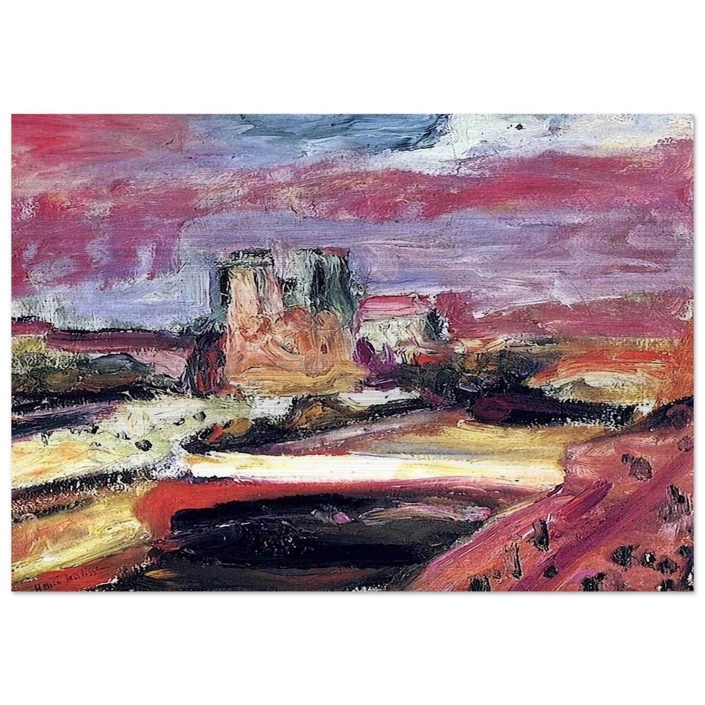 NOTRE DAME 1904 - Henri Matisse Brushed Aluminum Print - 70x100 cm / 28x40 inches | Henri Matisse Aluminum Print | Henri Matisse Prints