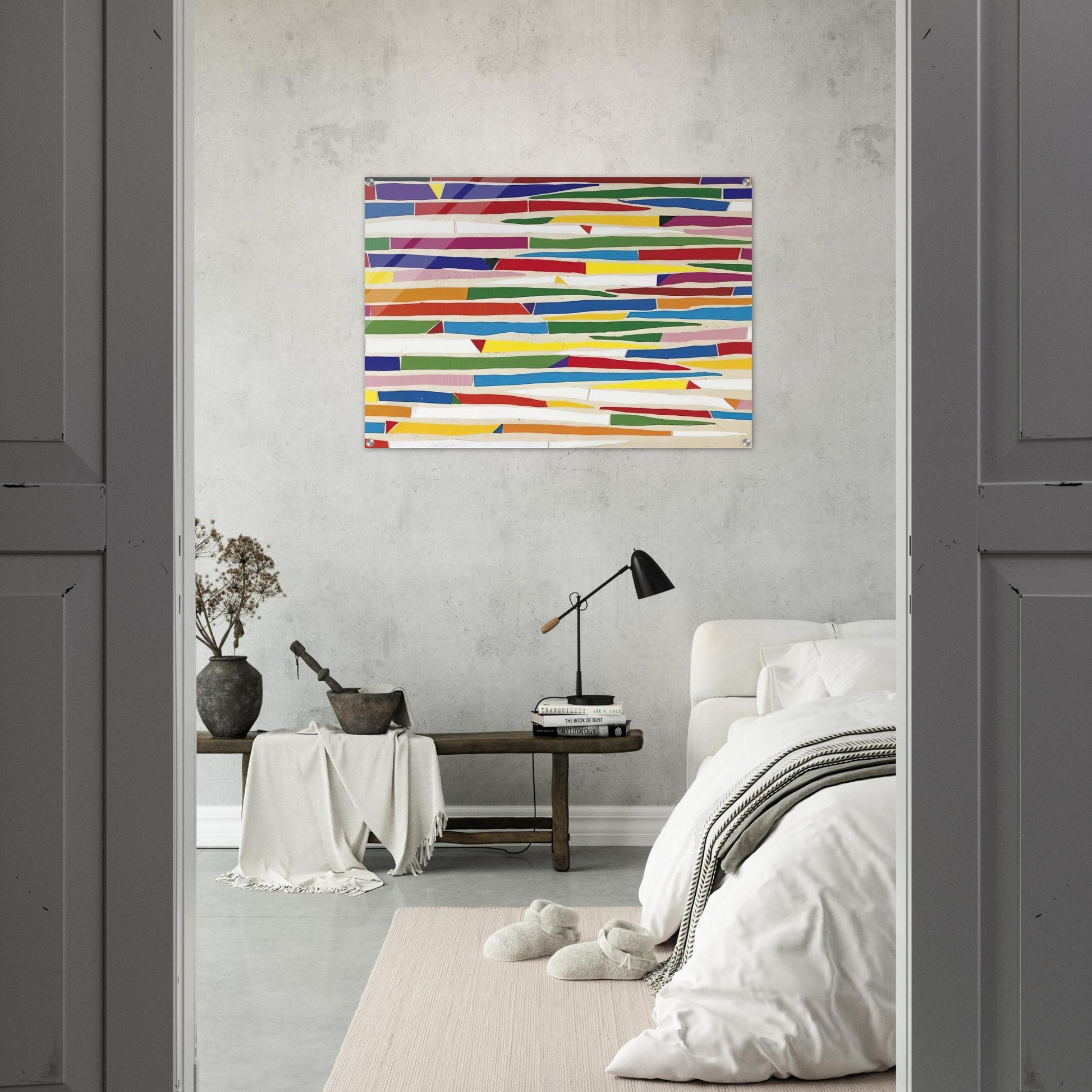 Composite - Color Field Painting - Piero Dorazio Acrylic Print - 70x100 cm / 28x40″ inches
