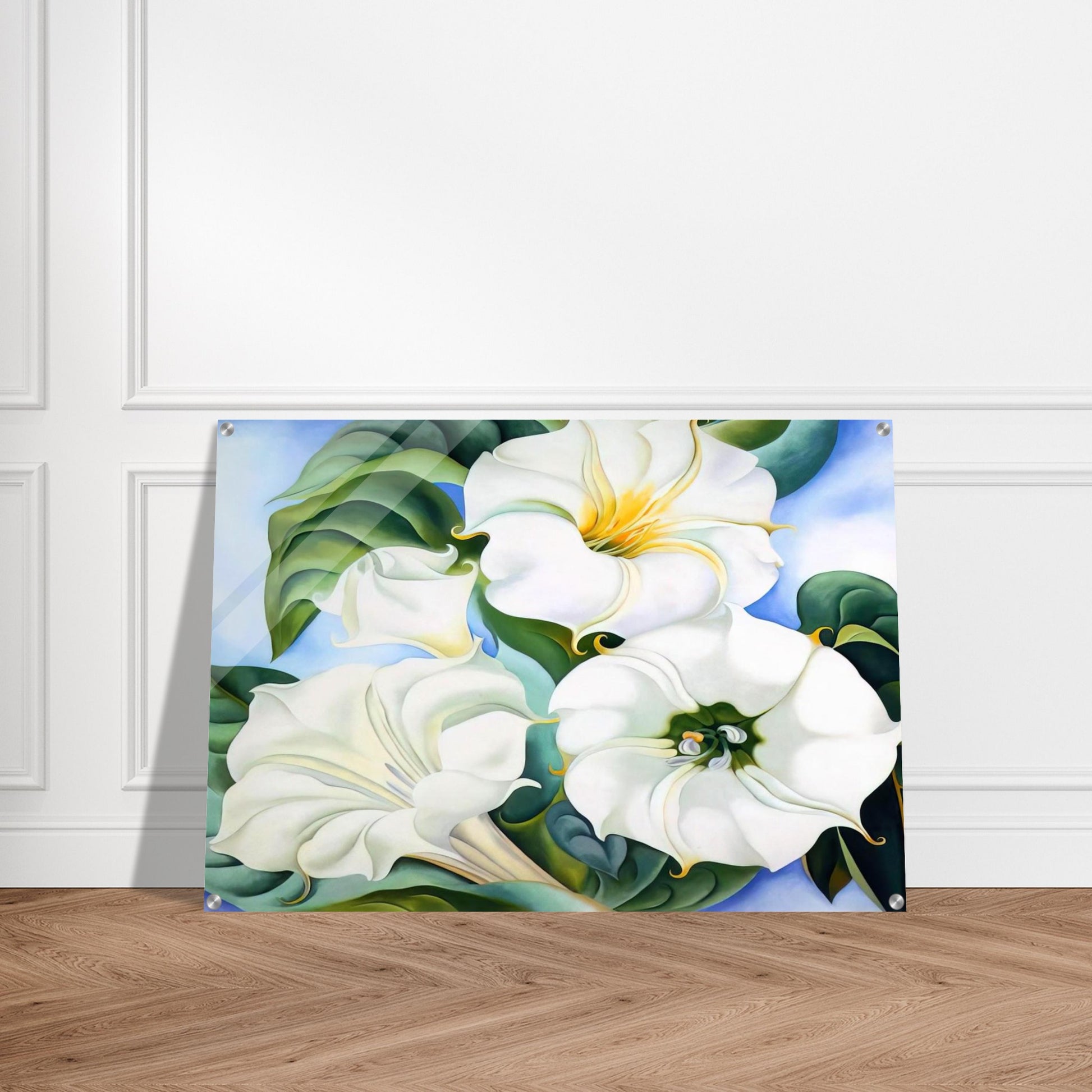 Jimson Weed 3 - Georgia O'Keeffe Acrylic Print - 70x100 cm / 28x40″ inches