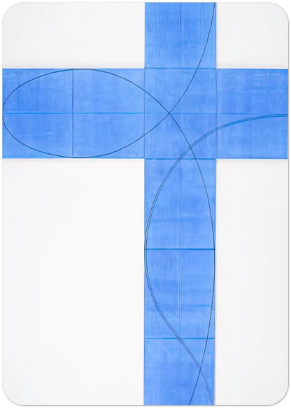 COLUMN STRUCTURE XXII 2008 By Robert Mangold Pack of 10 Post Cards | Robert Mangold Post Cards | A6 (10.5 x 14.8 cm) - 4.1 x 5.8 inches