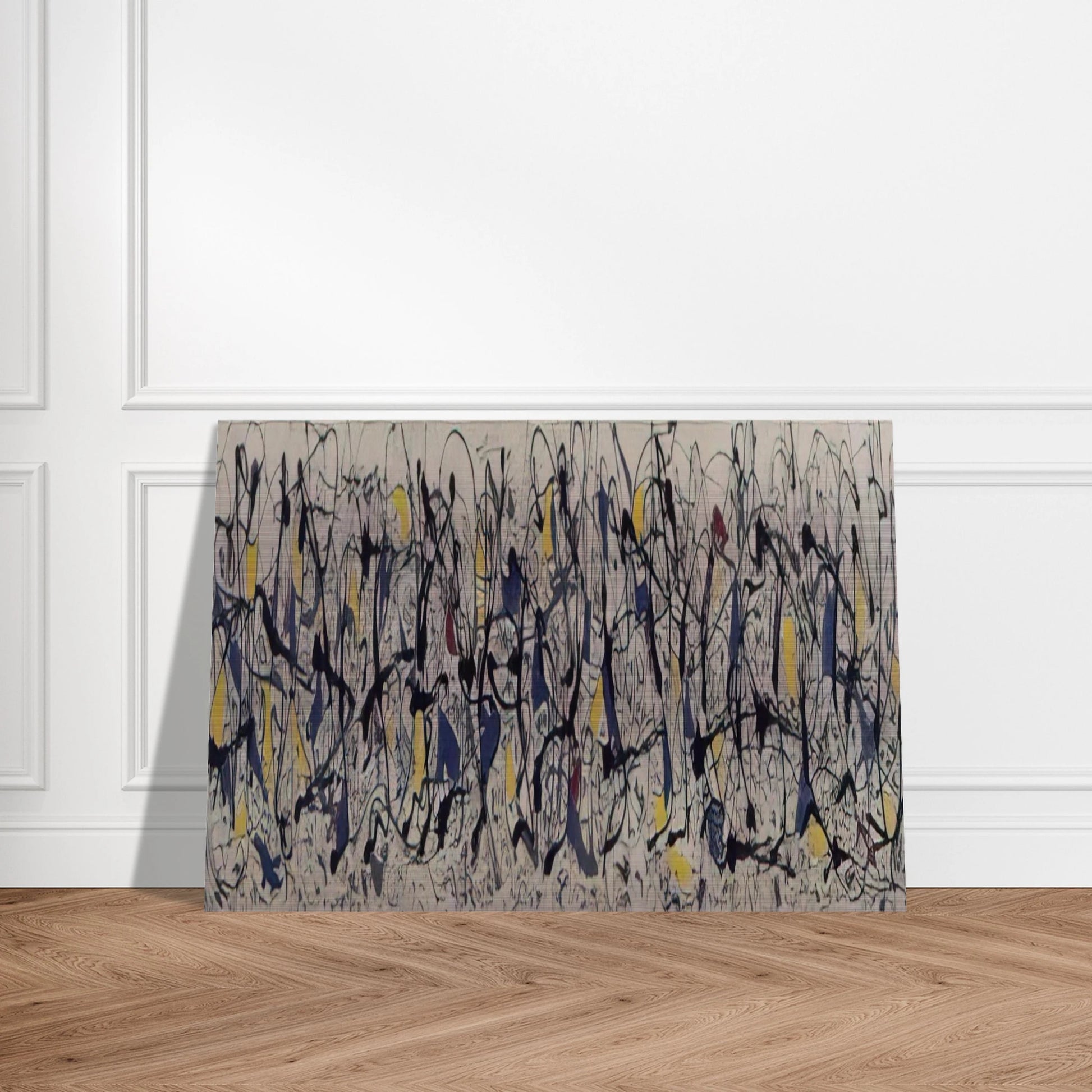 SUMMERTIME NUMBER 9A 1948 - Jackson Pollock Brushed Aluminum Print - 70x100 cm / 28x40 inches | Jackson Pollock Aluminum Print | Jackson Pollock Prints