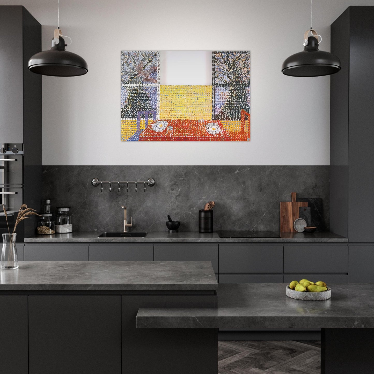 Table - 2001 - Jennifer Bartlett Acrylic Print - 70x100 cm / 28x40″ inches