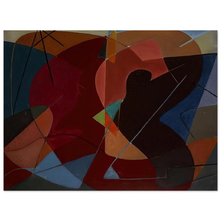 John Ferren - Untitled No 8 - 1932  75x100 cm / 30x40inches Fine Art Poster
