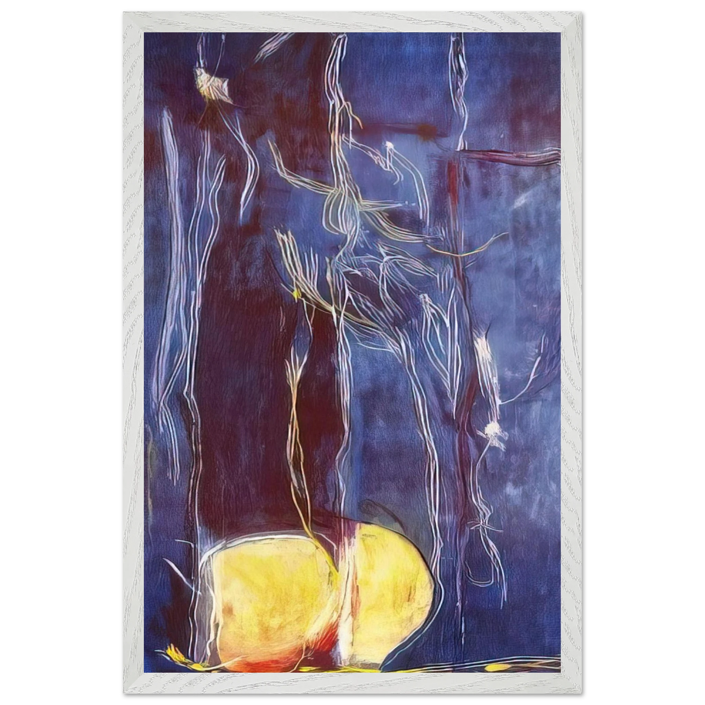 Helen Frankenthaler - All About Blue - 1994 Wall art - 50x70 cm / 20x28 inches - Fine Art Poster-canvas - -