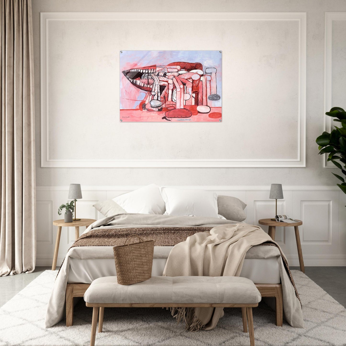 PAINTER S FORMS NO 2 1978 - Philip Guston Acrylic Print - 70x100 cm / 28x40″ inches | Philip Guston Wall Art | Philip Guston Prints