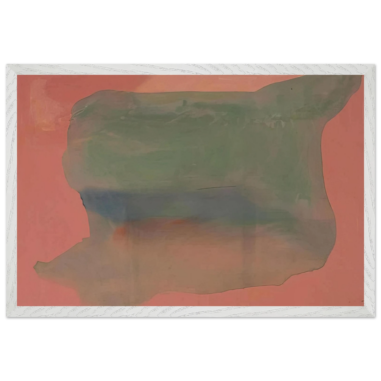 Helen Frankenthaler - Yearning - 1973 Wall art - 70x100 cm / 28x40 inches - Premium Wooden Framed Poster With Fine Art Paper-canvas - Wood frame