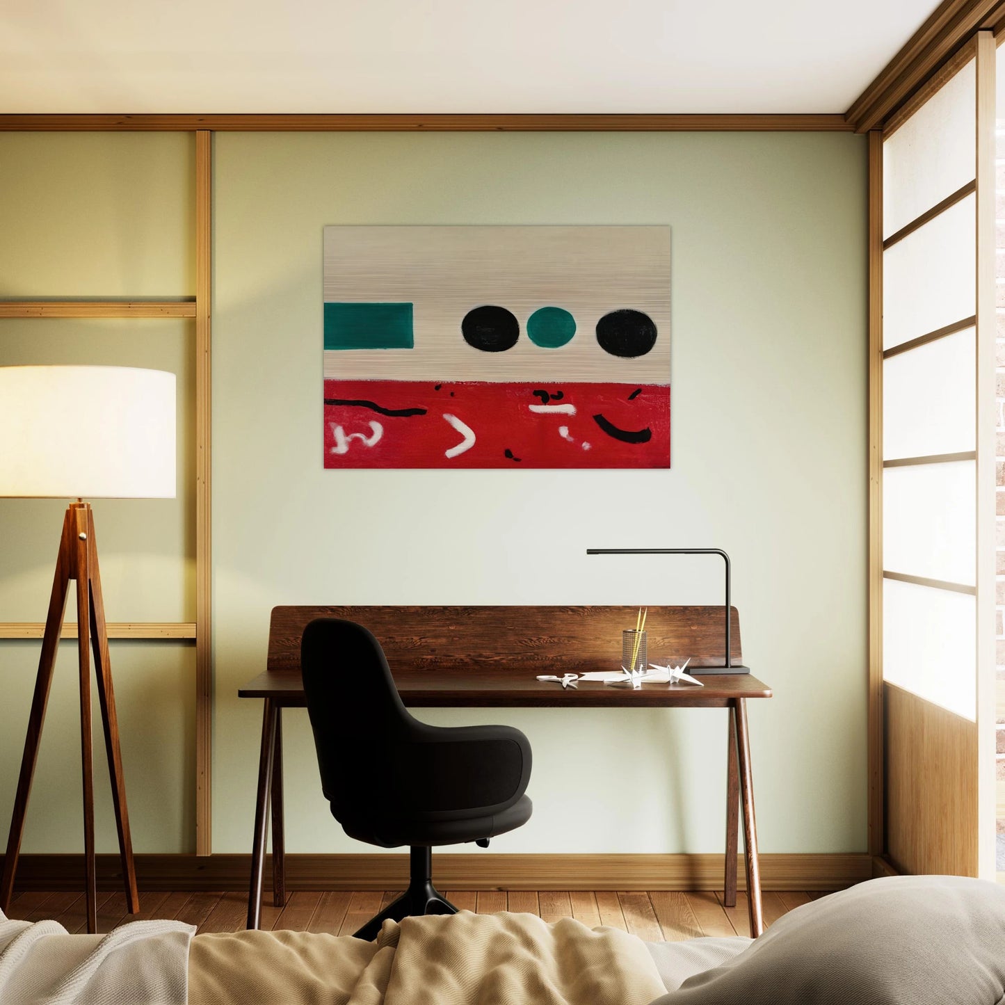 Movement East to West - 1956 - Adolph Gottlieb Brushed Aluminum Print - 70x100 cm / 28x40 inches | Adolph Gottlieb Aluminum Print | Adolph Gottlieb Prints