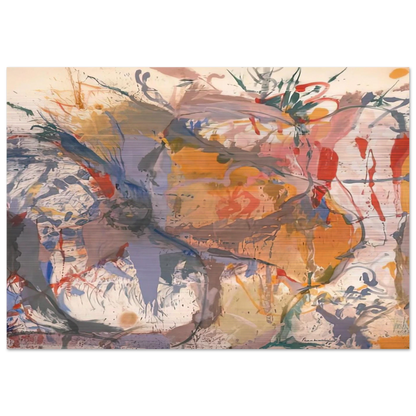 Before the Caves, 1958- - Helen Frankenthaler Brushed Aluminum Print - 70x100 cm / 28x40 inches | Helen Frankenthaler Aluminum Print | Helen Frankenthaler Prints