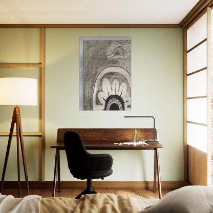 FIFTH STONE SIXTH STONE 1968 - Lee Bontecou Brushed Aluminum Print - 70x100 cm / 28x40 inches | Lee Bontecou Aluminum Print | Lee Bontecou Prints
