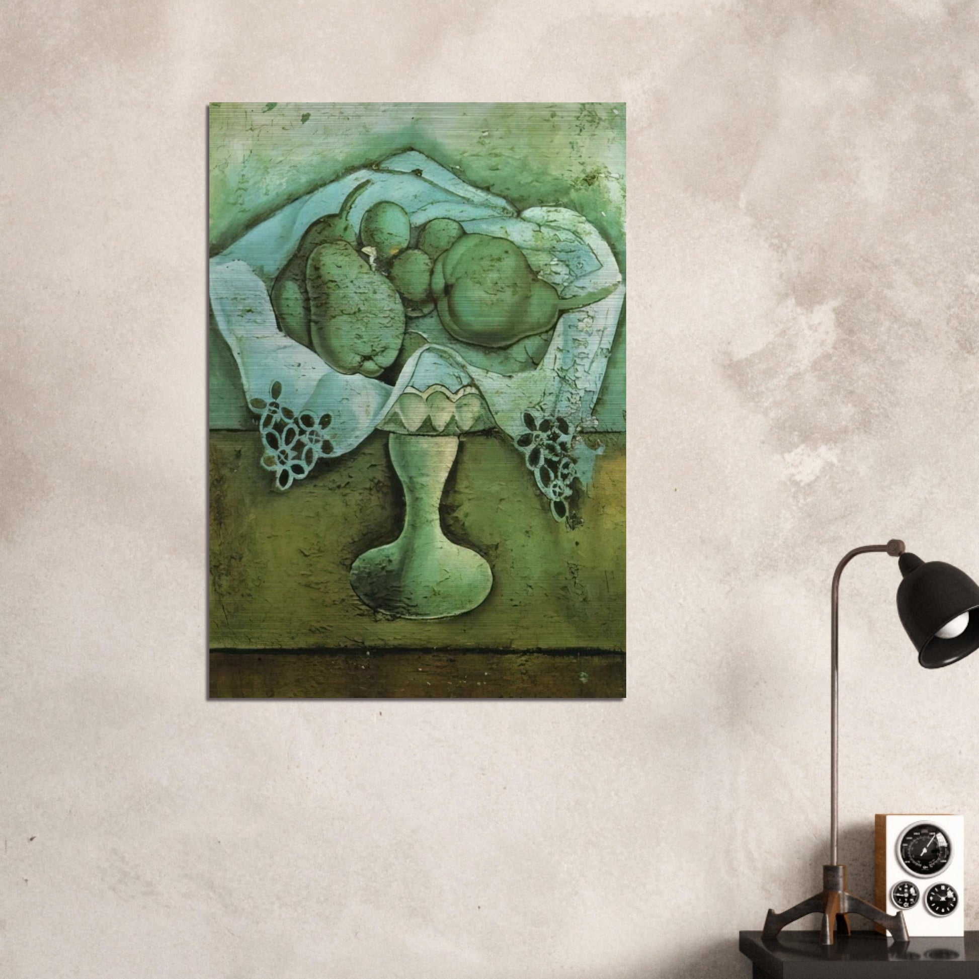 STILL LIFE 6 - Salvador Dali Brushed Aluminum Print - 70x100 cm / 28x40 inches | Salvador Dali Aluminum Print | Salvador Dali Prints