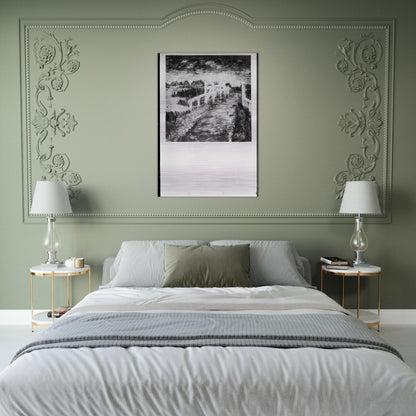 Maruchbrucke - Emil Nolde Brushed Aluminum Print - 70x100 cm / 28x40 inches | Emil Nolde Aluminum Print | Emil Nolde Prints