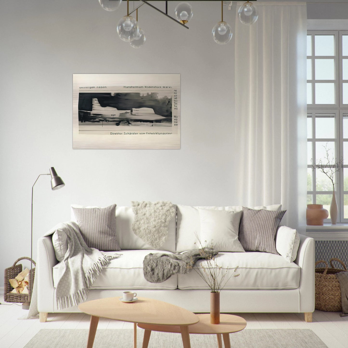 SCHARZLER 1964 - Gerhard Richter Brushed Aluminum Print - 70x100 cm / 28x40 inches | Gerhard Richter Aluminum Print | Gerhard Richter Prints