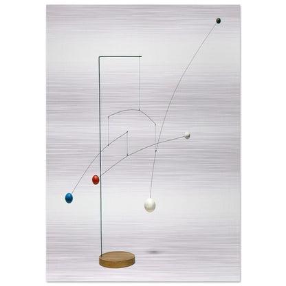 UNTITLED 1935 - Alexander Calder Brushed Aluminum Print - 70x100 cm / 28x40 inches | Alexander Calder Aluminum Print | Alexander Calder Prints