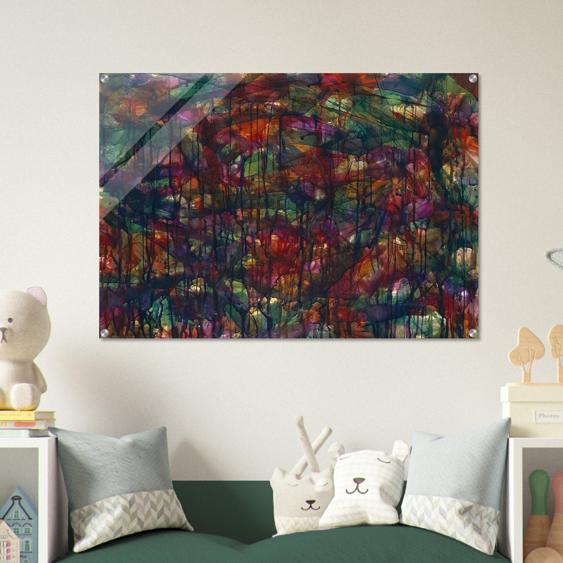 Untitled - 1957 - Norman Bluhm Acrylic Print - 70x100 cm / 28x40″ inches