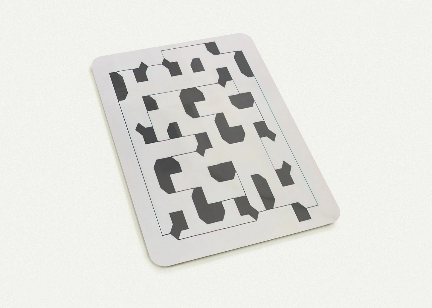 Curva di Peano - 1975 By Bruno Munari Pack of 10 Post Cards | Bruno Munari Post Cards | A6 (10.5 x 14.8 cm) - 4.1 x 5.8 inches