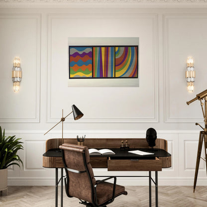 Irregular Arcs, Bands, Loops - Sol LeWitt Brushed Aluminum Print - 70x100 cm / 28x40 inches | Sol LeWitt Aluminum Print | Sol LeWitt Prints