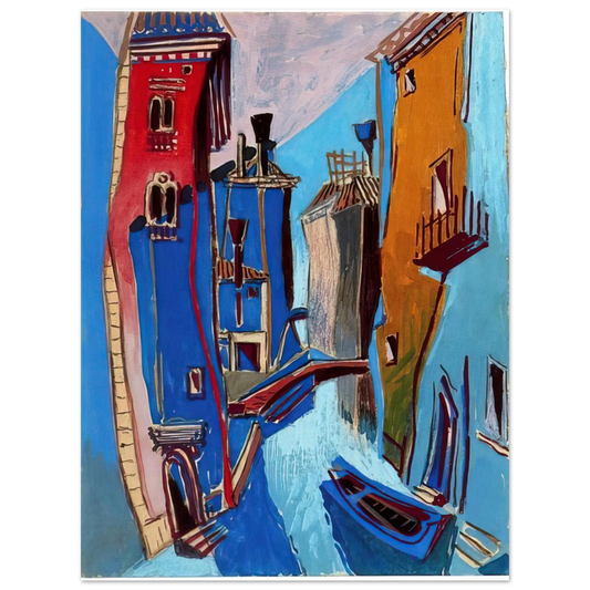 Enrico Prampolini - VENICE 1948  75x100 cm / 30x40inches Fine Art Poster