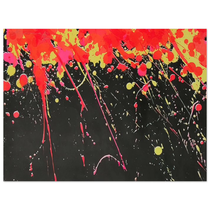 Walasse Ting - Fireworks - 1973  75x100 cm / 30x40inches Fine Art Poster