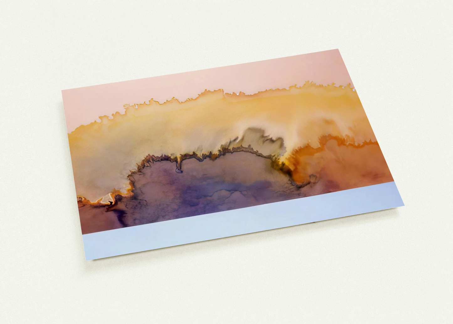 House by the Ocean - 1978 By Ronnie Landfield Pack of 10 Post Cards | Ronnie Landfield Post Cards | A6 (10.5 x 14.8 cm) - 4.1 x 5.8 inches
