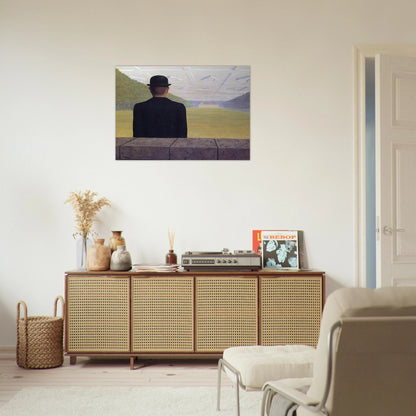 THE GREAT CENTURY 1954 - Rene Magritte Brushed Aluminum Print - 70x100 cm / 28x40 inches | Rene Magritte Aluminum Print | Rene Magritte Prints