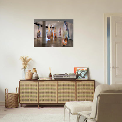 Close to Trees - Sam Gilliam Brushed Aluminum Print - 70x100 cm / 28x40 inches | Sam Gilliam Aluminum Print | Sam Gilliam Prints