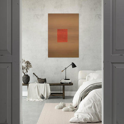 Delphic Sun-Box #2 - 1968 - Theodoros Stamos Brushed Aluminum Print - 70x100 cm / 28x40 inches | Theodoros Stamos Aluminum Print | Theodoros Stamos Prints