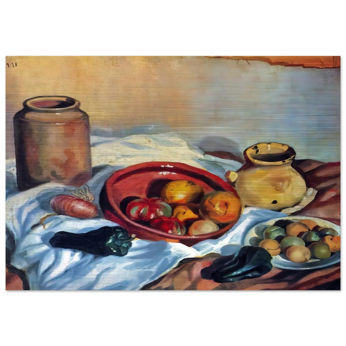 STILL LIFE - Salvador Dali Brushed Aluminum Print - 70x100 cm / 28x40 inches | Salvador Dali Aluminum Print | Salvador Dali Prints