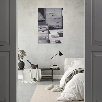 TOWNSCAPE 1968 4 - Gerhard Richter Brushed Aluminum Print - 70x100 cm / 28x40 inches | Gerhard Richter Aluminum Print | Gerhard Richter Prints