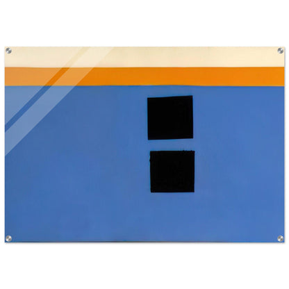 Double Aegean Sun-Box - 1968 - Theodoros Stamos Acrylic Print - 70x100 cm / 28x40″ inches | Theodoros Stamos Wall Art | Theodoros Stamos Prints